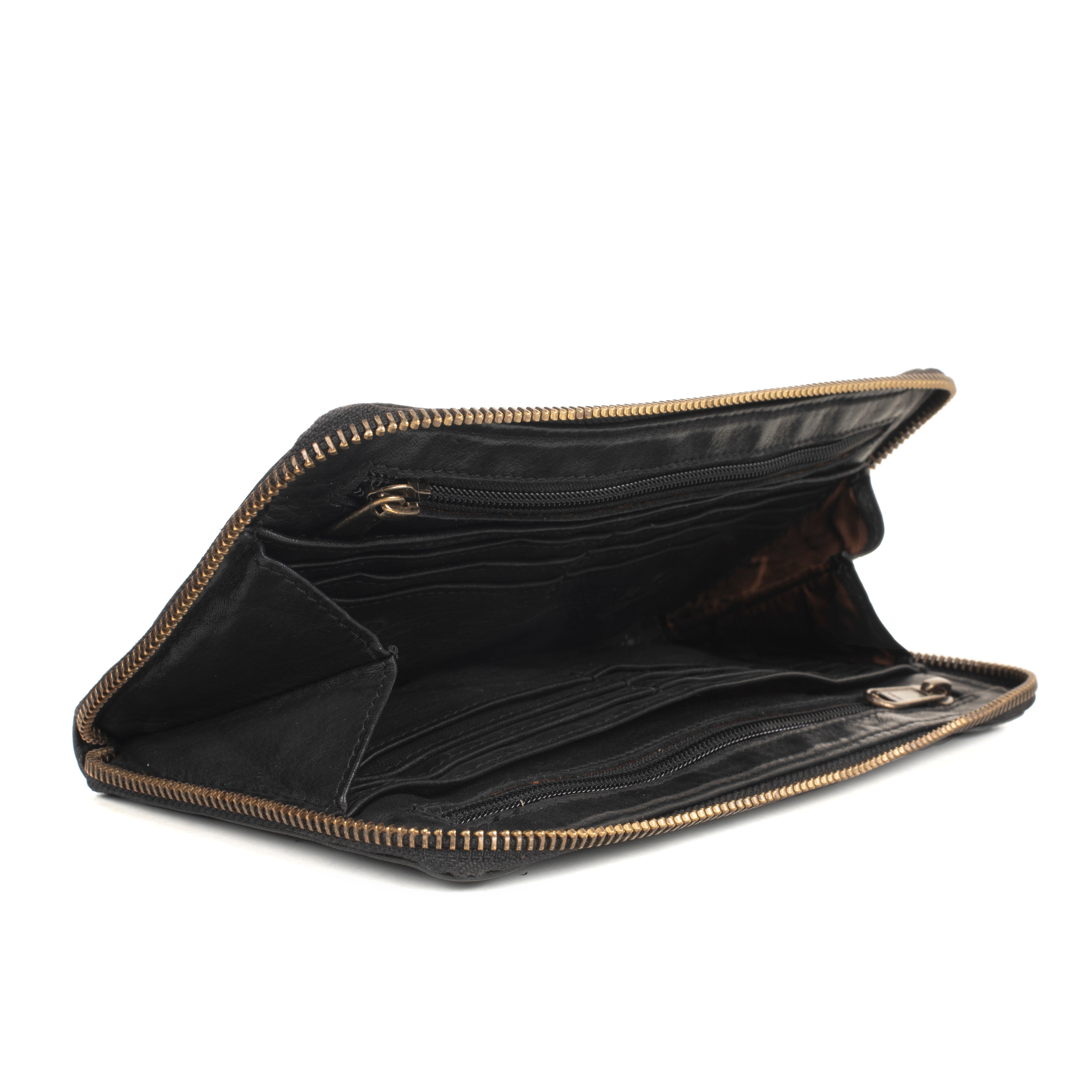 Paola Washed Leather Wallet