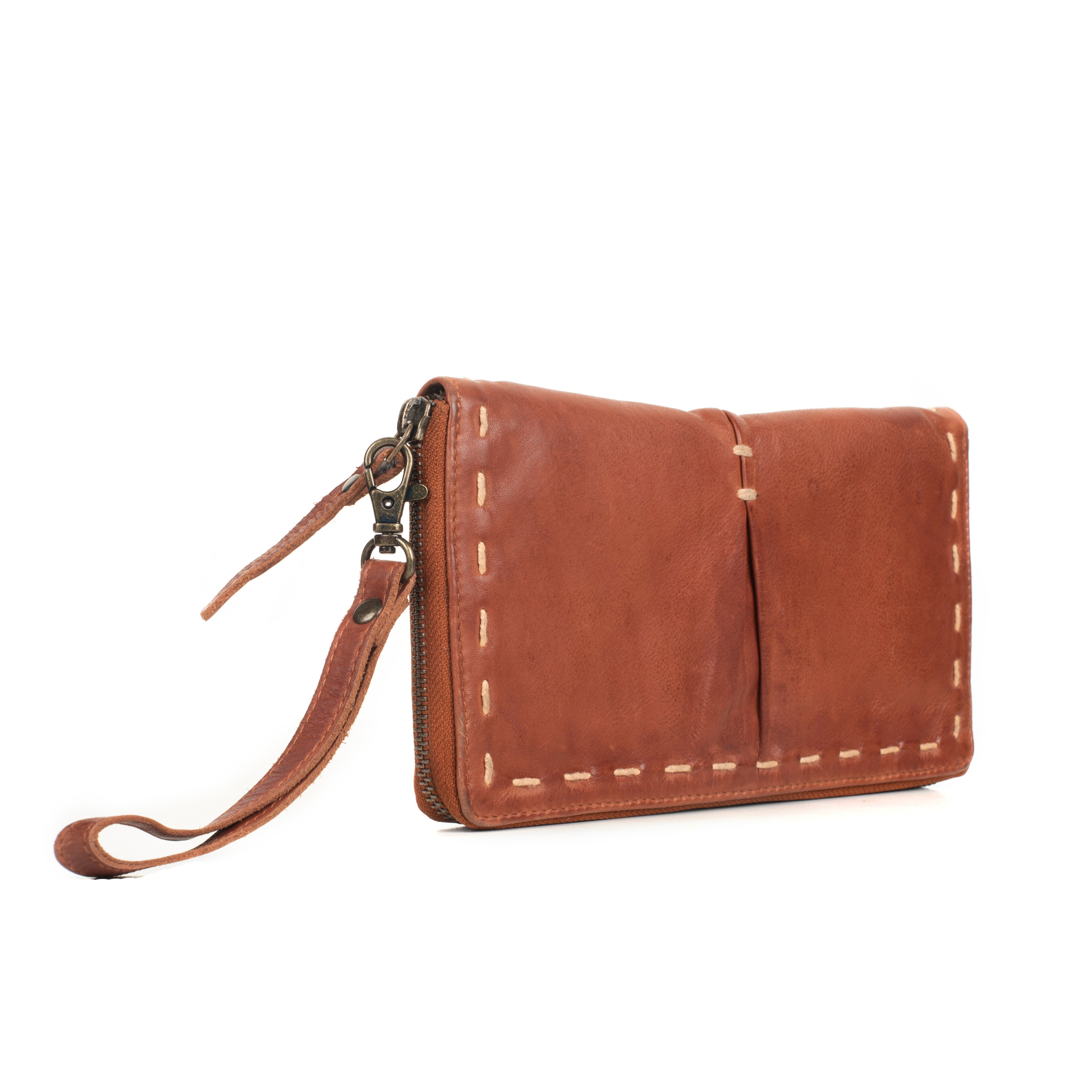 Paola Washed Leather Wallet