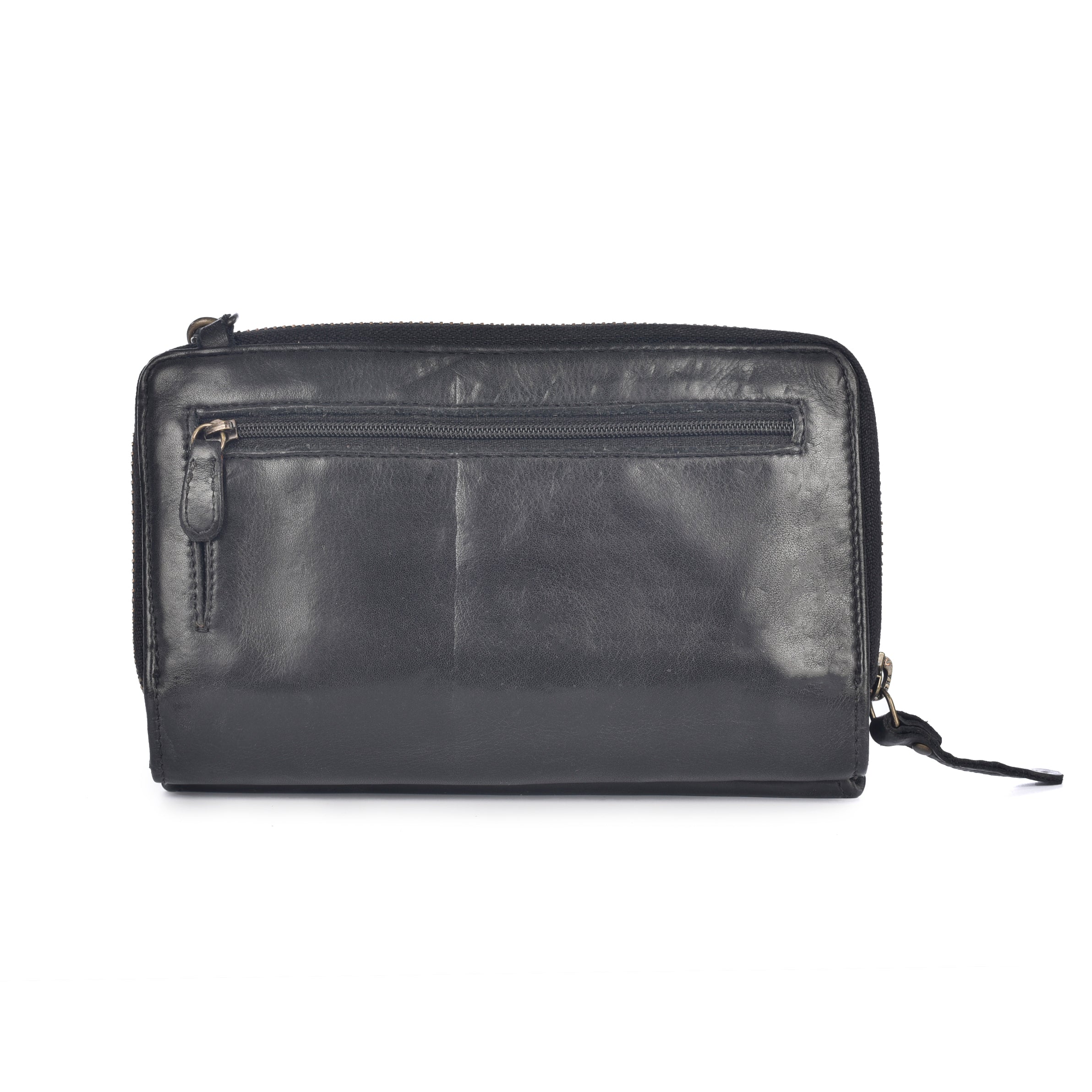 LUSSO Washed Leather Wallet