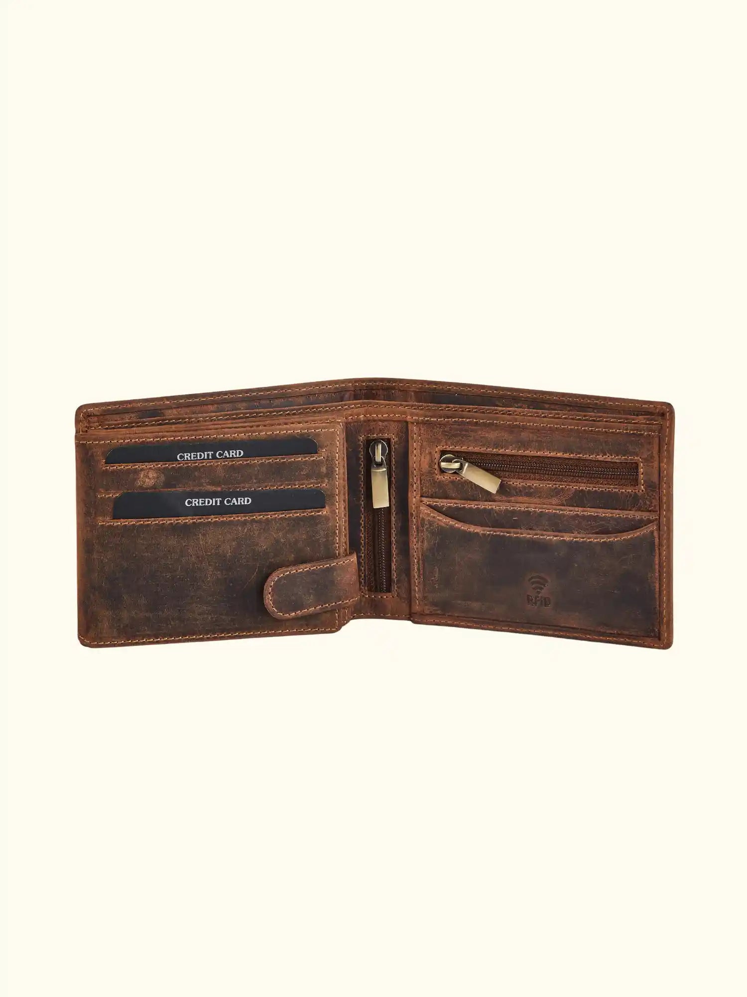Victor Leather Wallet | RFID Protection