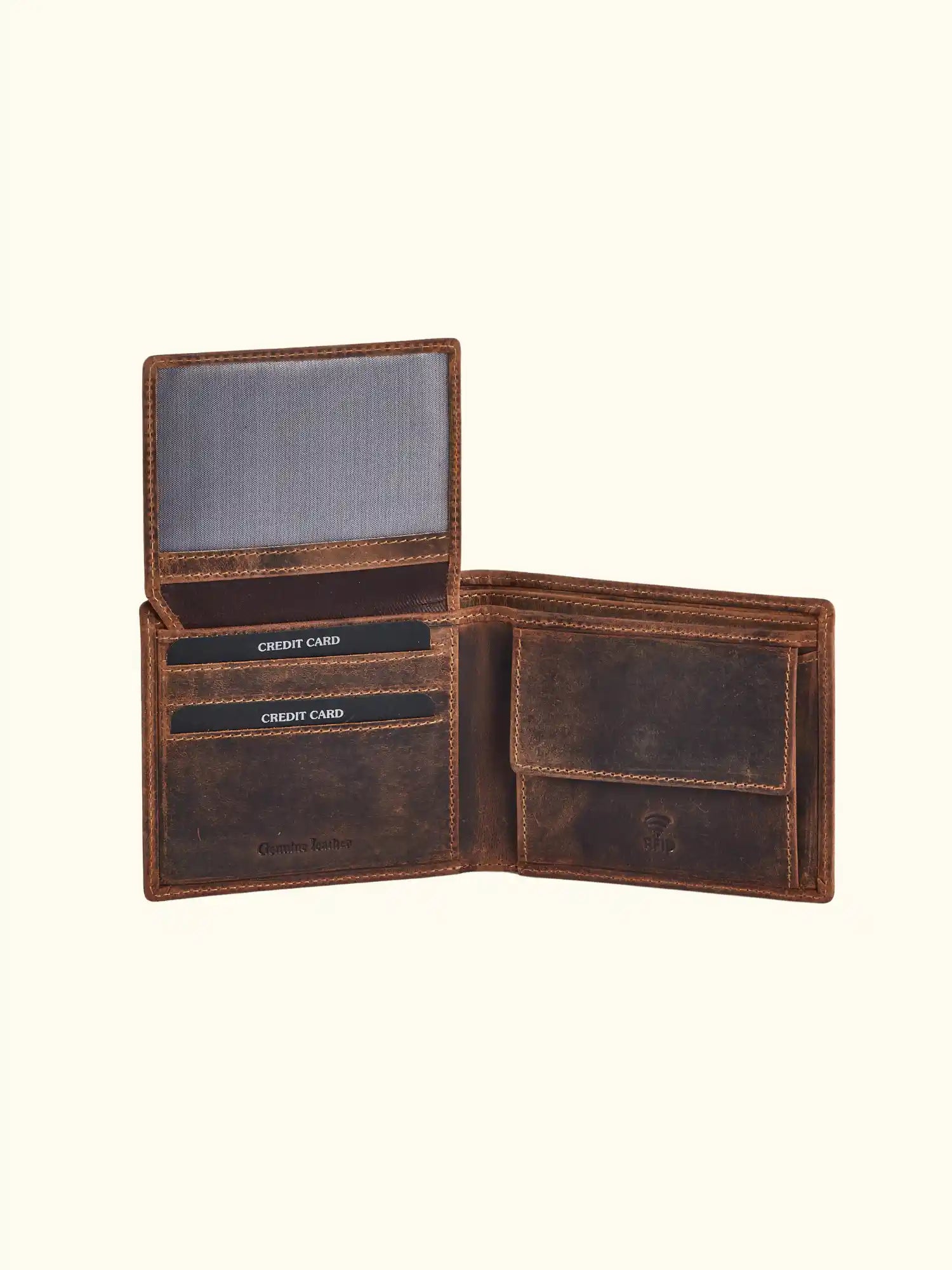 Roman Hunter Leather Men's Wallet