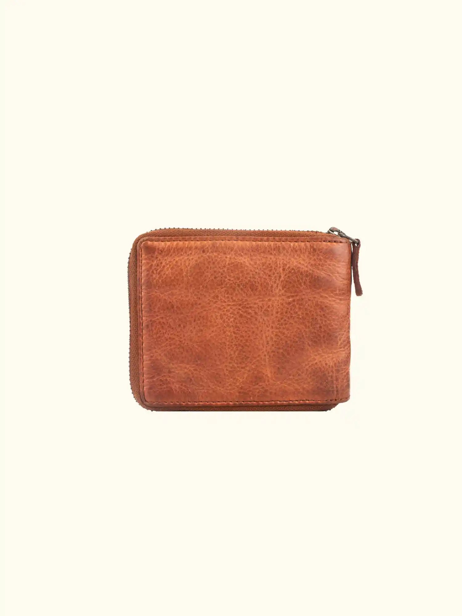 Balta Black Washed Leather Wallet