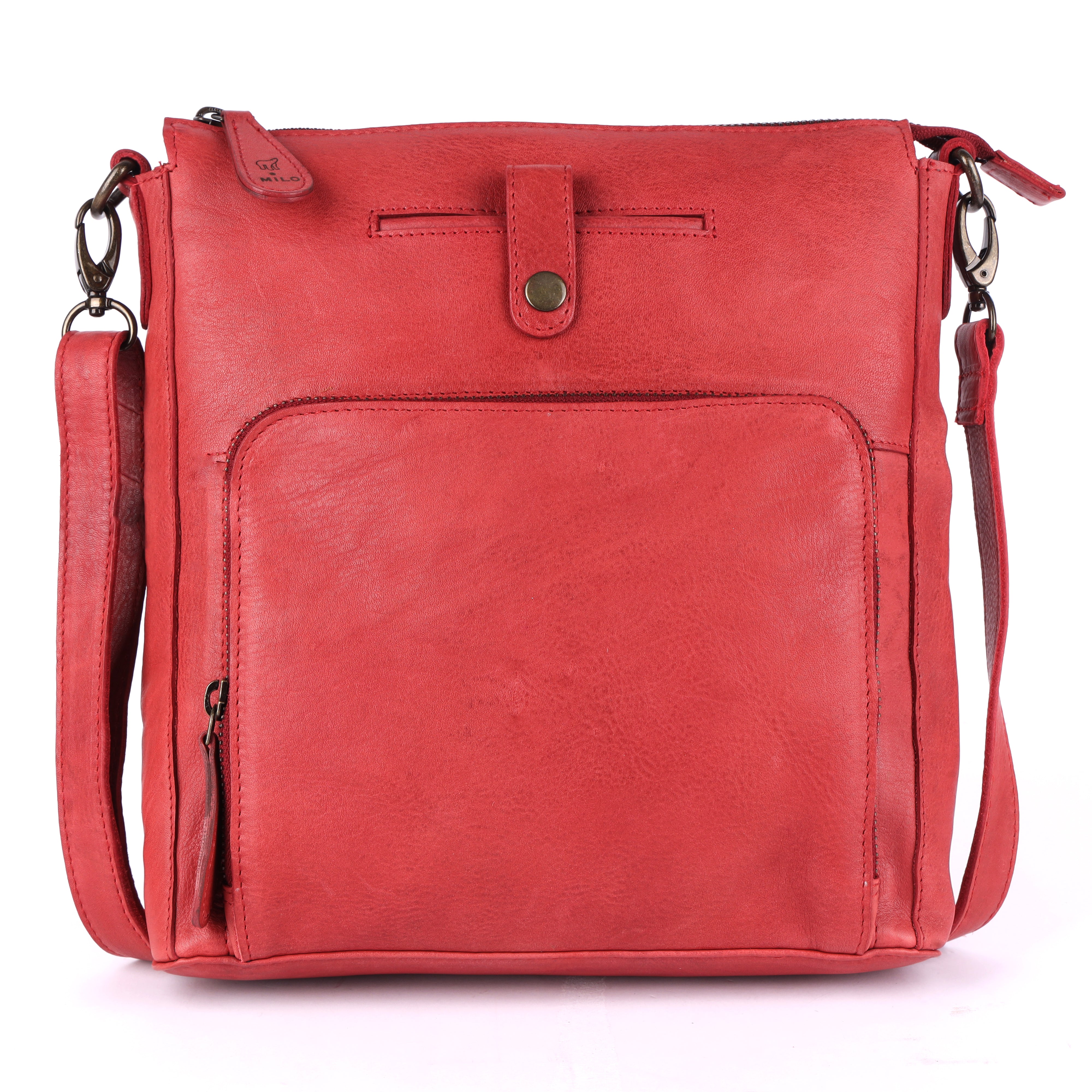 Luna Messenger Bag – Washed Leather
