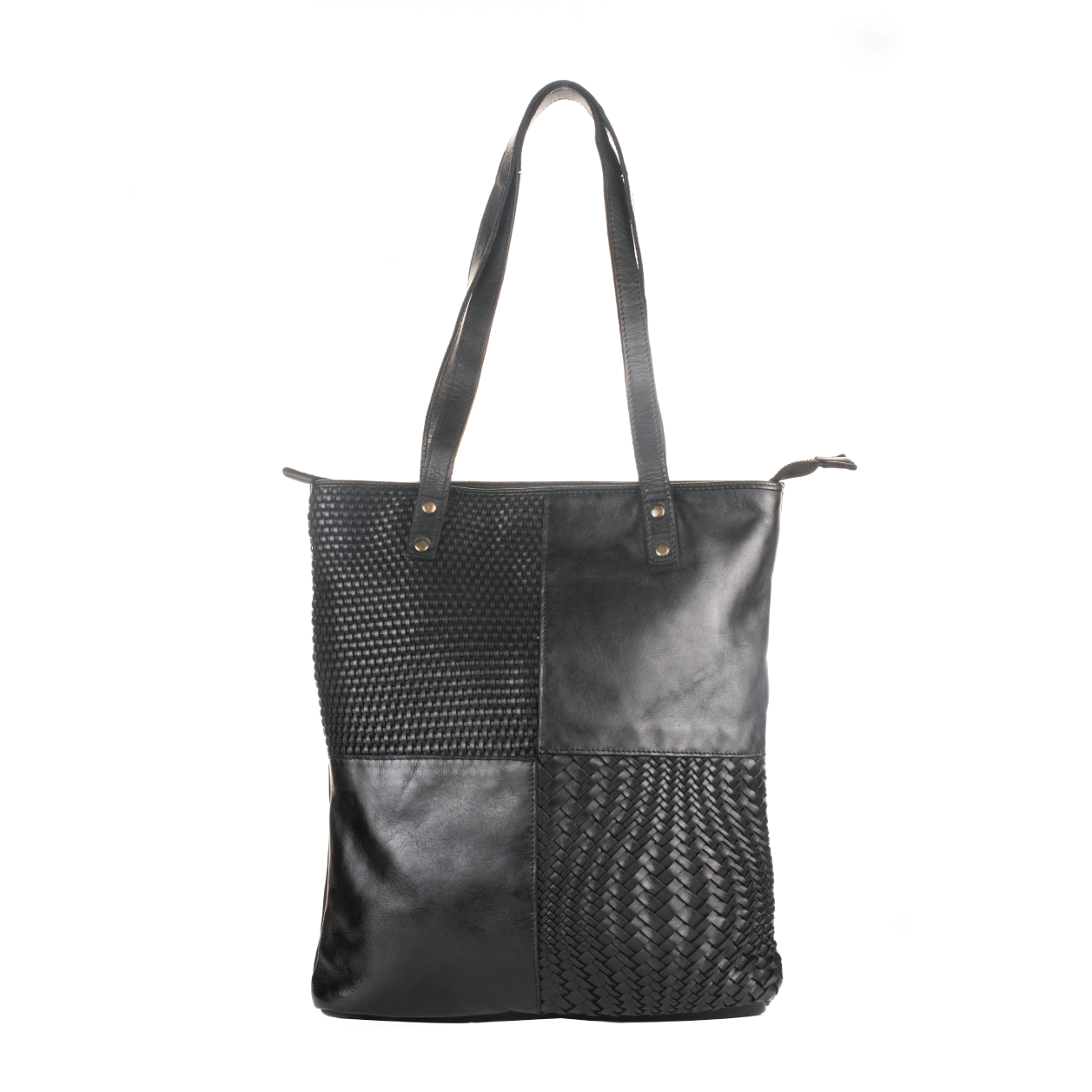 Perugla Washed Leather Tote Bag