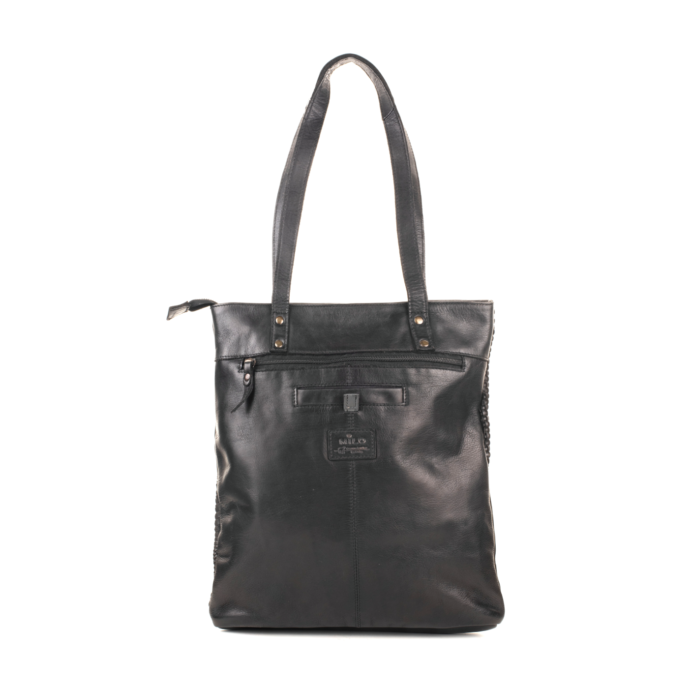 Perugla Washed Leather Tote Bag