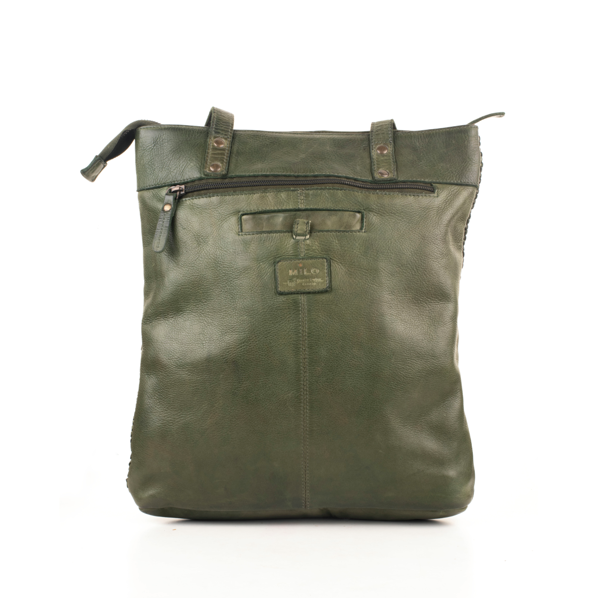 Perugla Washed Leather Tote Bag