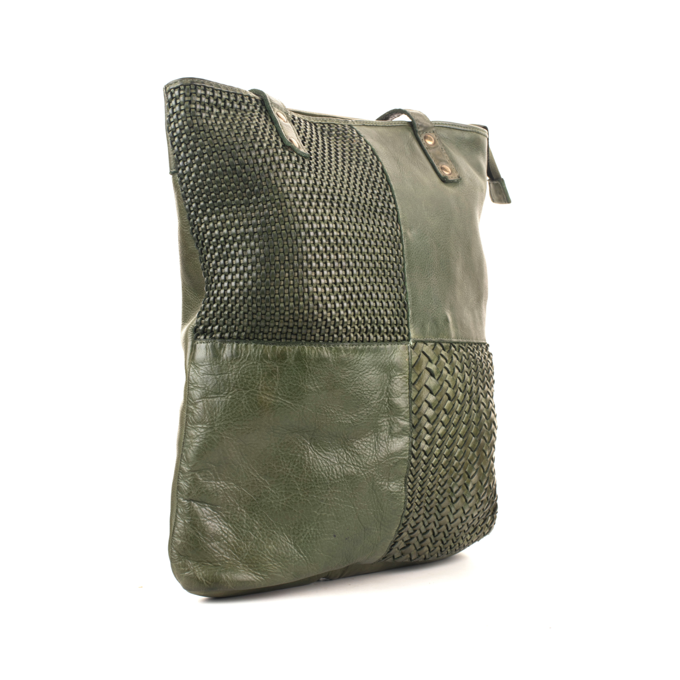 Perugla Washed Leather Tote Bag