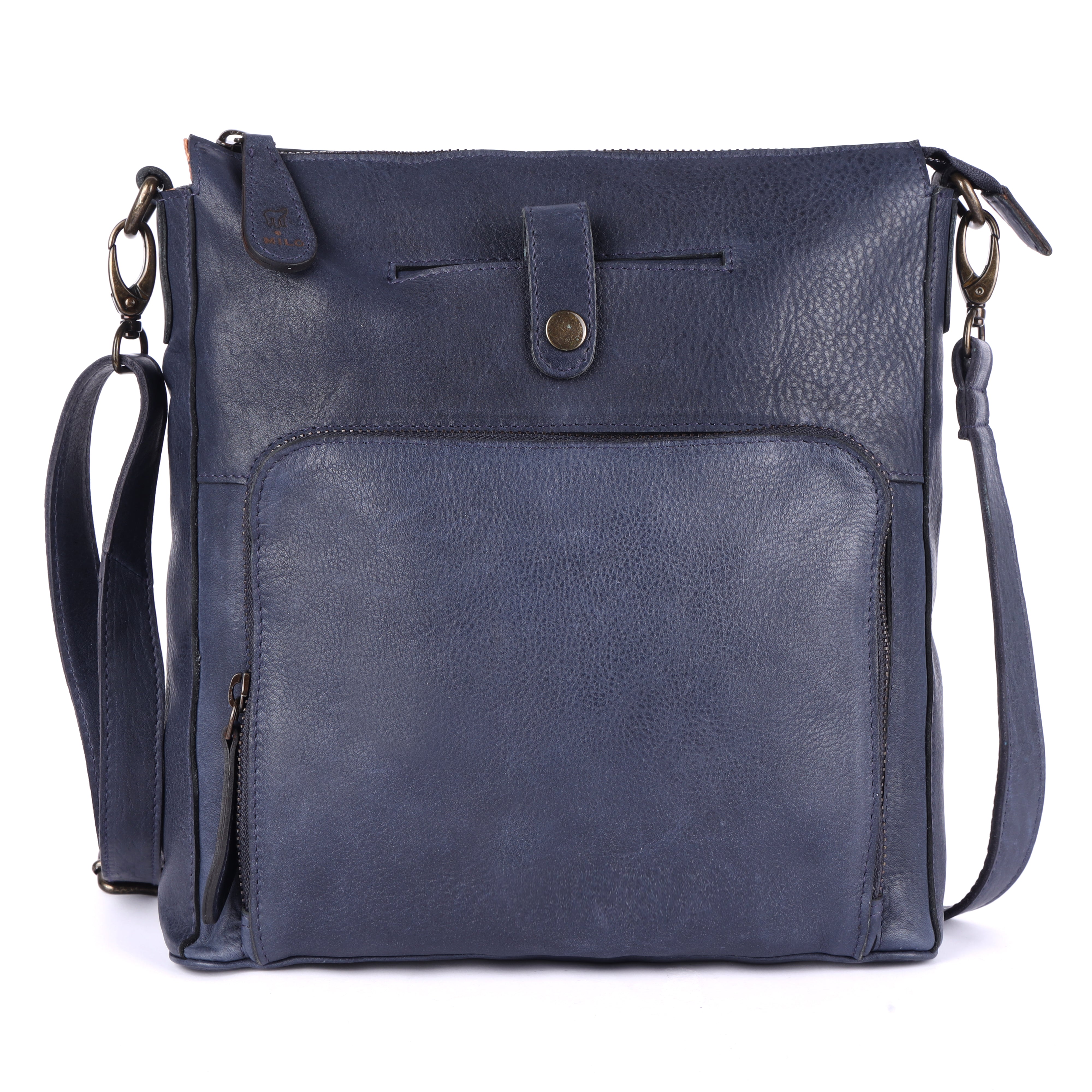 Luna Messenger Bag – Washed Leather