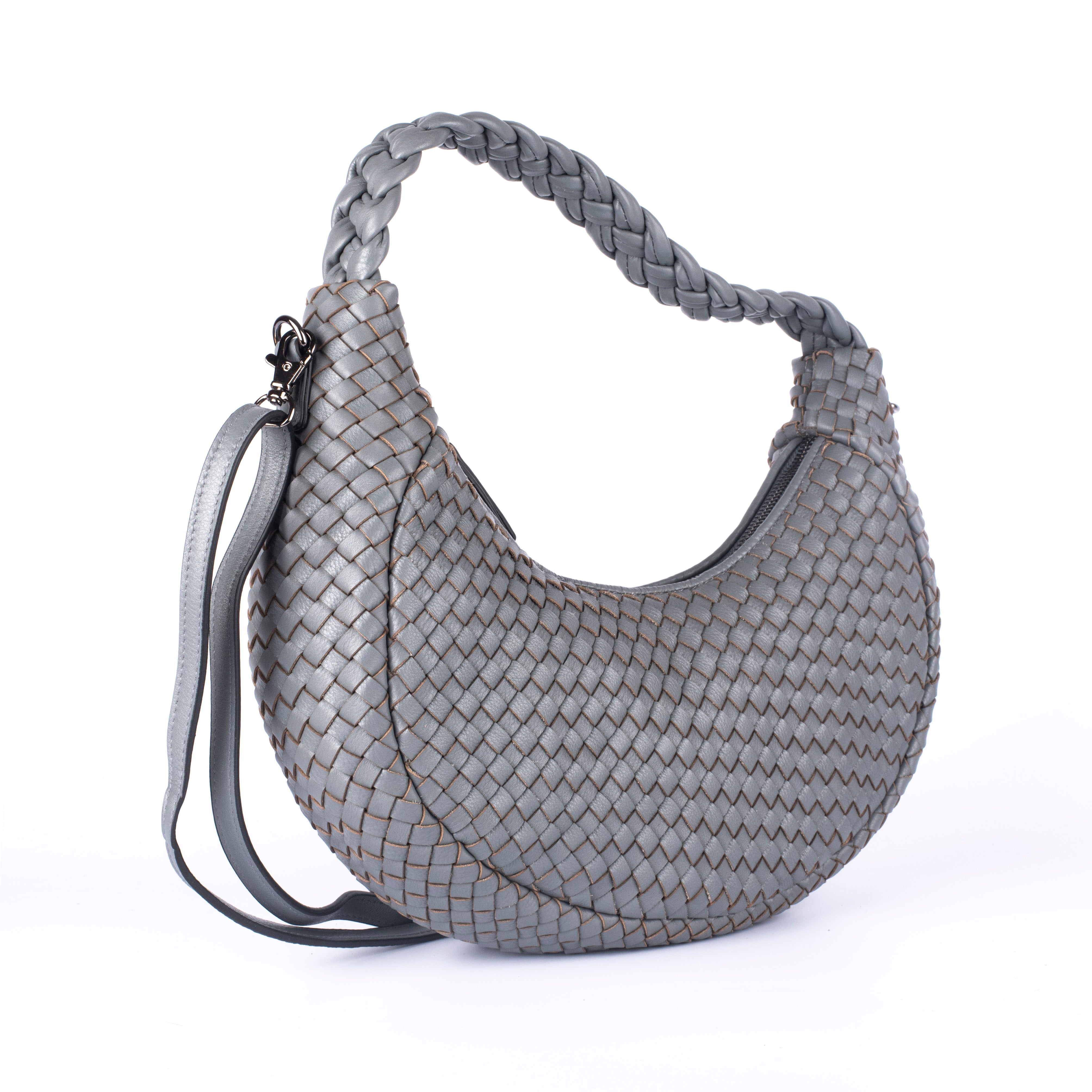 Camille Woven Leather Handbag
