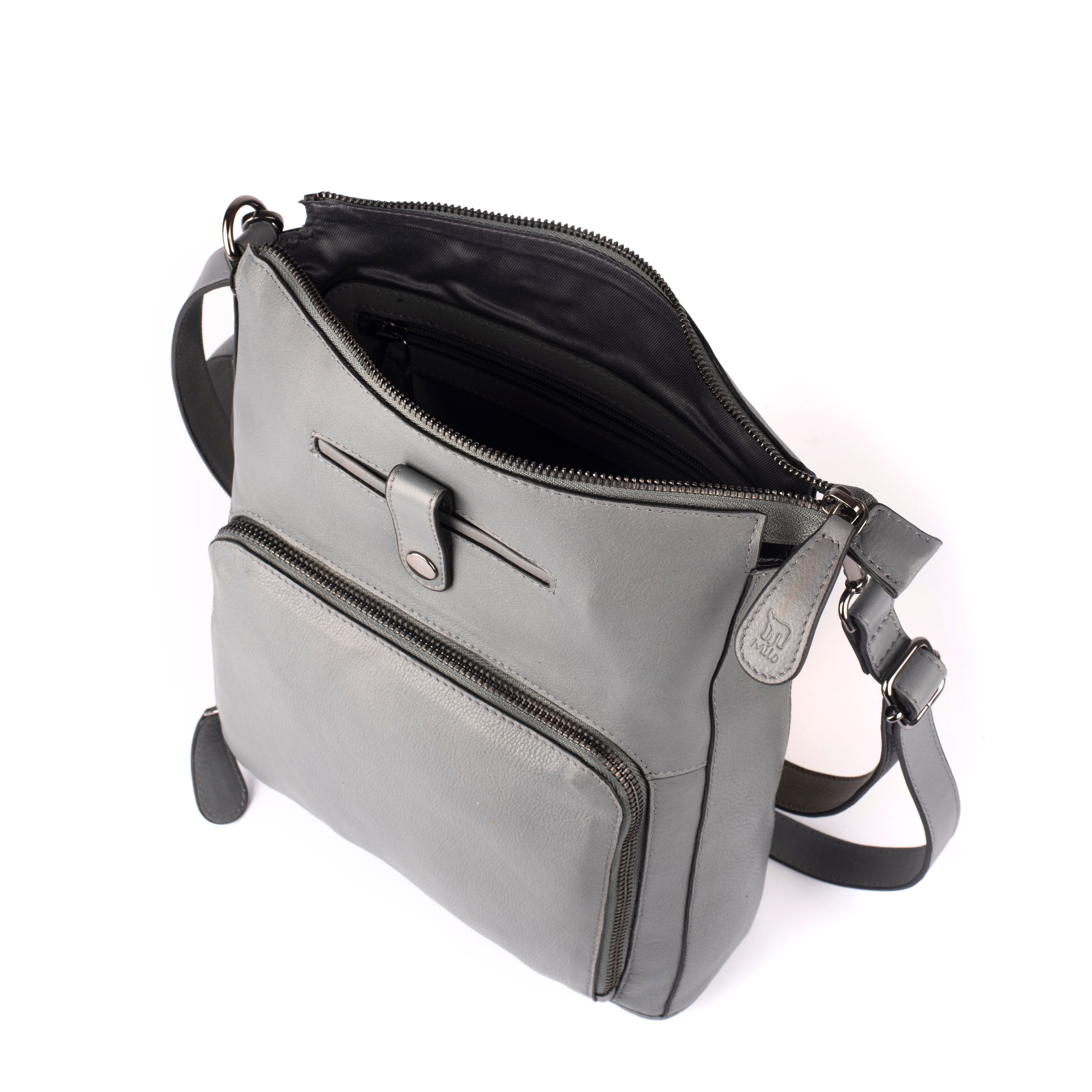 Luna Messenger Bag – Washed Leather
