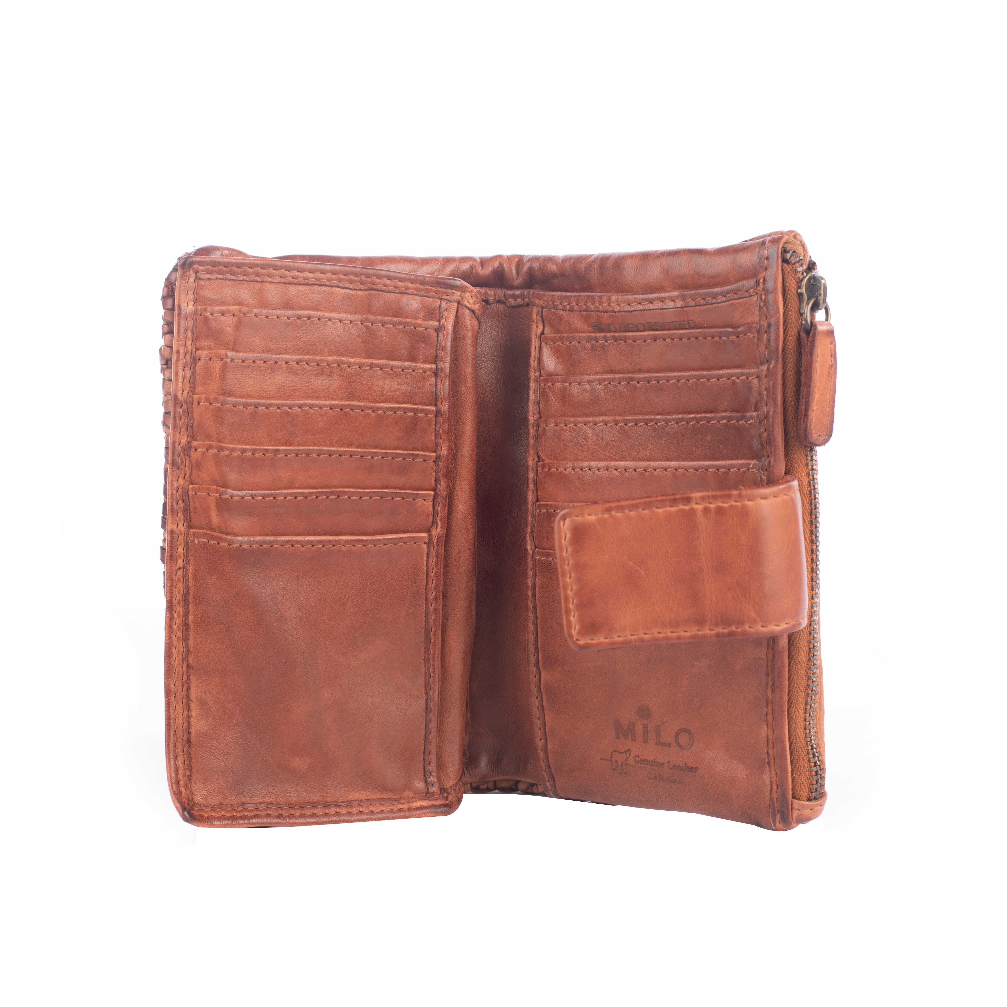 Carmen Washed Leather Wallet