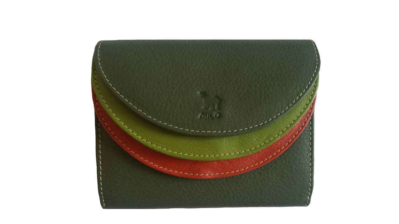 Tripple wallet - Exp 2364 Green - Expressionsmilo