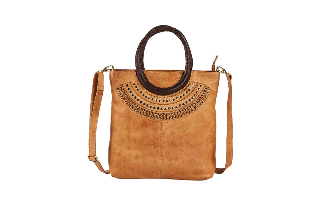 Women's Francis Bag small in dark brown leather | Golden Goose