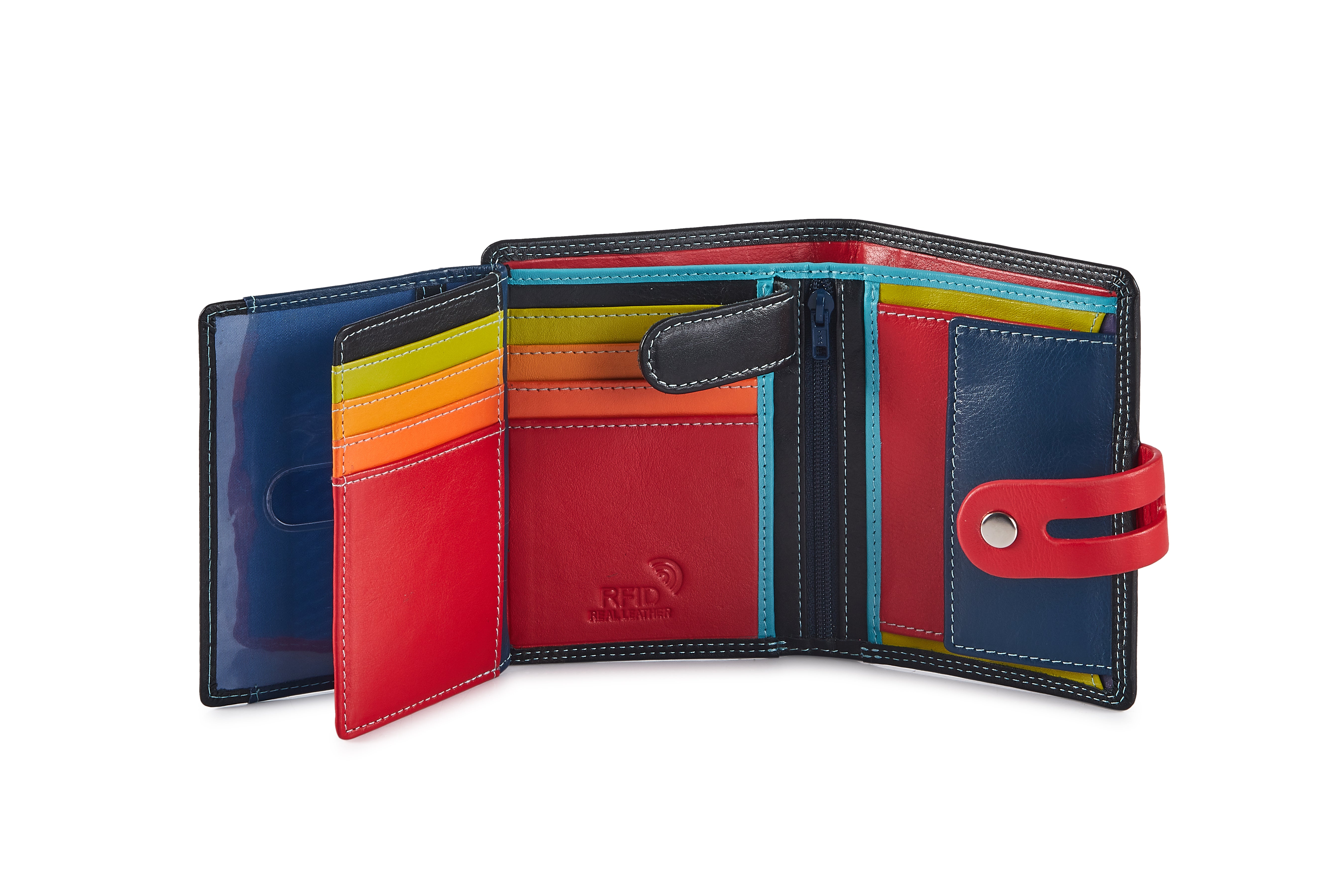 Victoria | Style - 503, Colorful Leather wallet