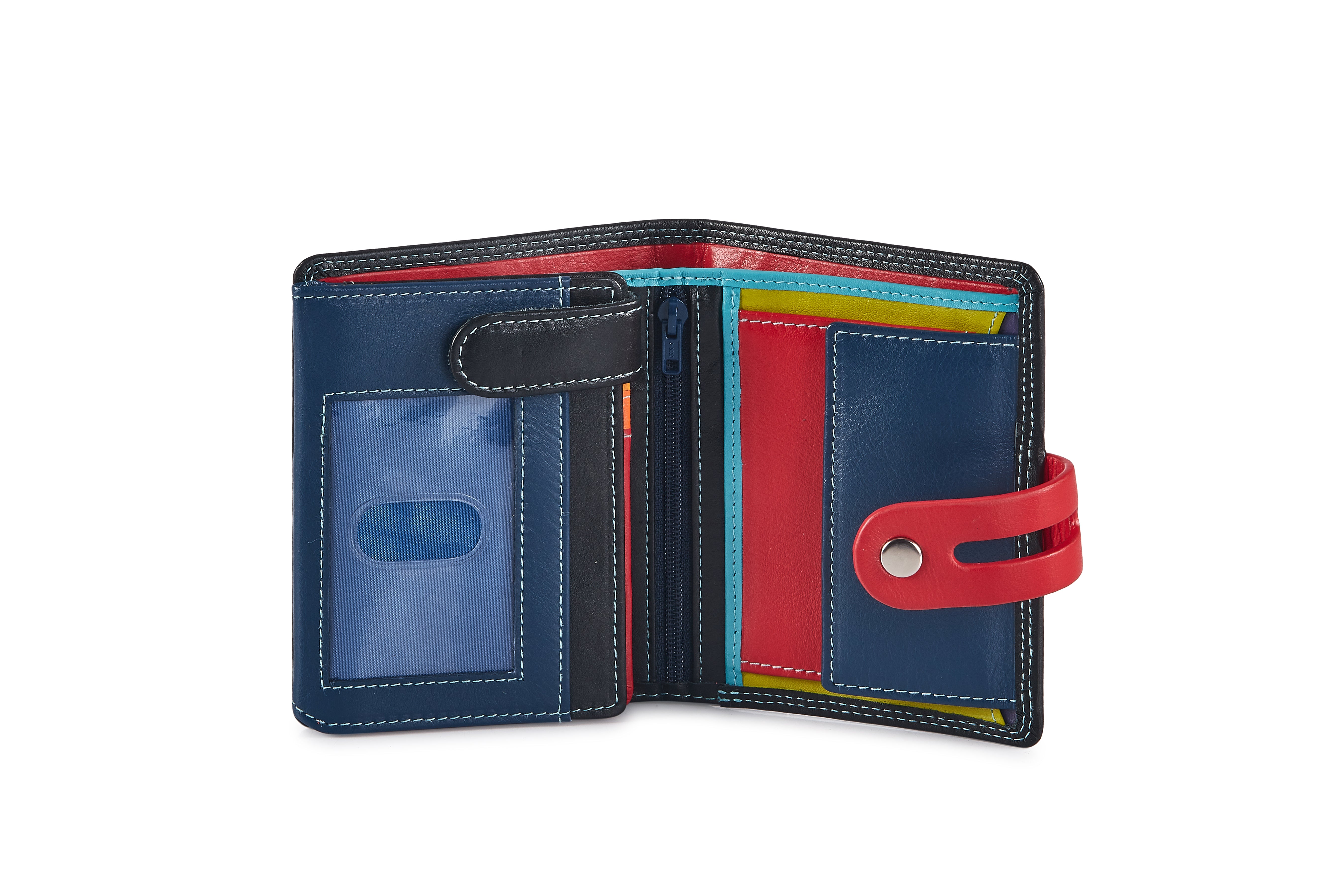 Victoria | Style - 503, Colorful Leather wallet