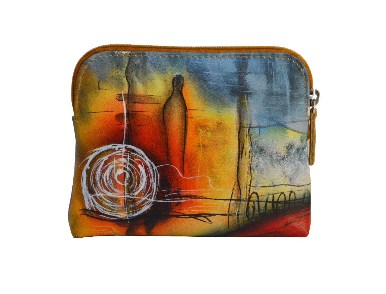Style # 72262 - Hand painted Art coin wallet