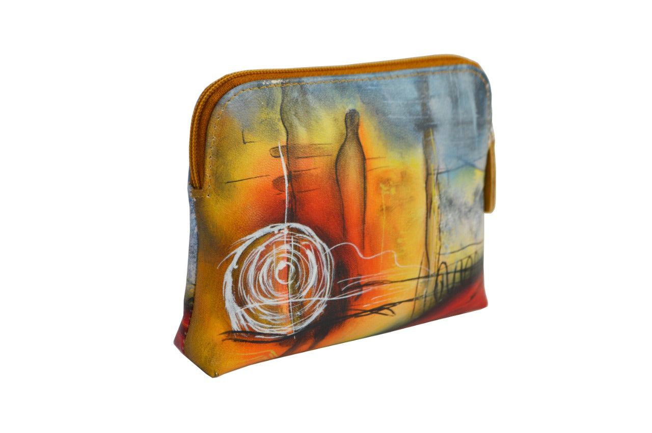 Style # 72262 - Hand painted Art coin wallet
